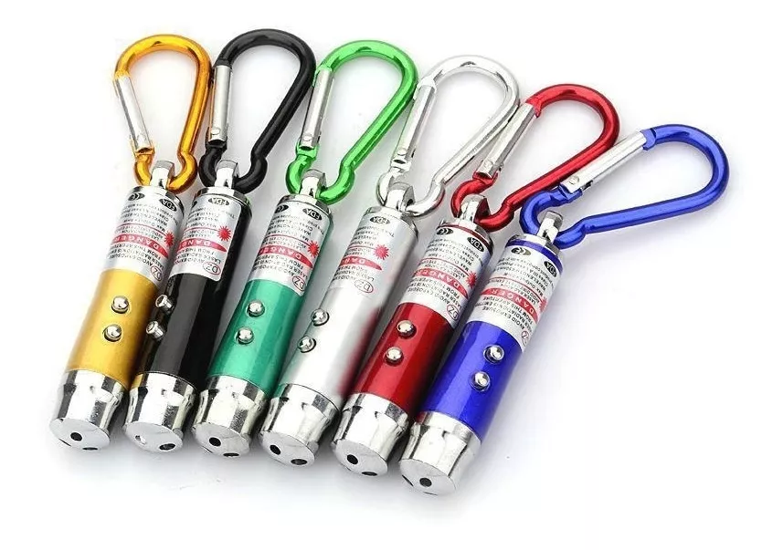 Puntero Láser 3 en 1 – Luz Blanca, Láser Rojo y Luz UV