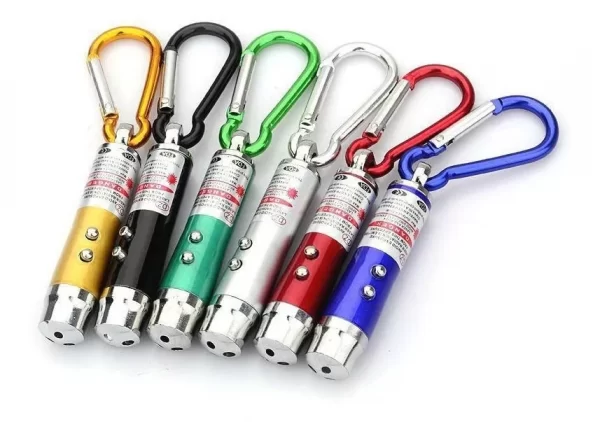 Puntero Laser 3 En 1 Luz Blanca Roja Uv
