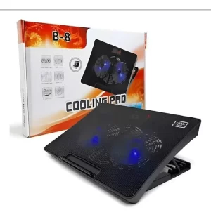 Base silenciosa para Notebook 14 15 y 17 Pulgadas, doble cooler USB