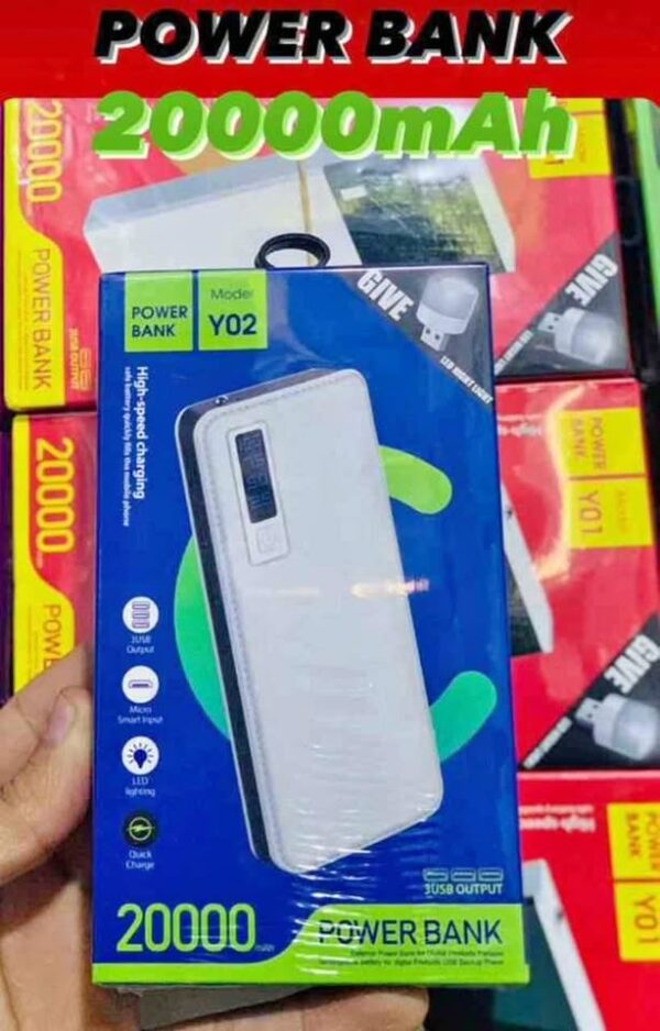 Power Bank Y02 20000 mAh