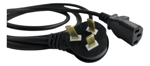 Cable de Alimentación para PC cable power común, overlock 3 METROS