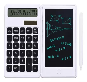 Calculadora 12 Dígitos Plegable Con Pizarra Anotador