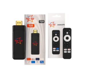 TV Stick Top Sat - Android - 2GB RAM - 8GB Disco - H313 - Dual Wifi C/ Control remoto Bluetooth con voz