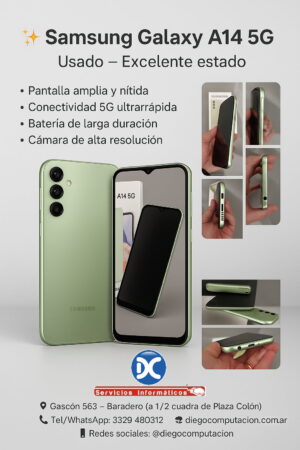 Celular Samsung Galaxy A14 5 G Usado - Excelente estado