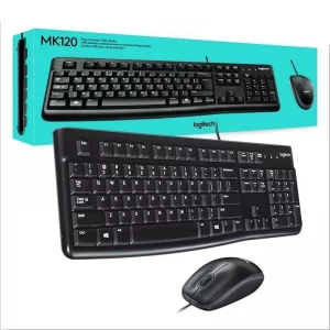Combo Logitech Teclado + Mouse MK120 USB