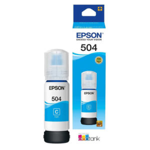 Tinta Epson T504 Original Cian