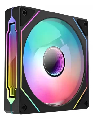 Cooler Fan Noxi 120 mm Negro PWM 3 Pin ARGB 1800 RPM 12 cm