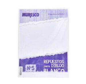 Repuesto De Dibujo Blanco N°5 x 8 Hojas