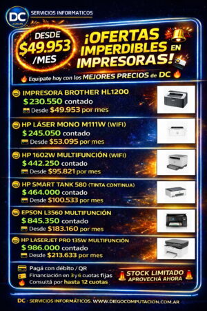 Impresoras 16-04-2026