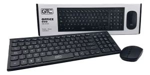 Kit Teclado y Mouse Inalámbrico GTC CBG-026N Office Duo