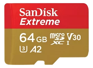 Micro SD SanDisk Extreme 64 GB V30 A2