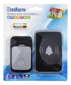 Timbre Inalámbrico Max0nvo 23A Batería Incluida